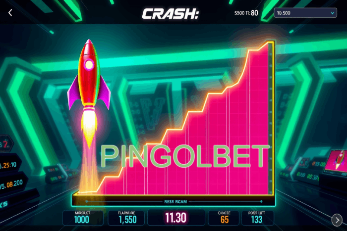 Jogue Crash e ganhe alto na PINGOLBET!